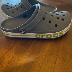 Gray crocs